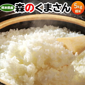 お米 5kg 熊本県産『森のくまさん』白米5kg おこめ 米 白米 ご飯 送料無料 常温 ○