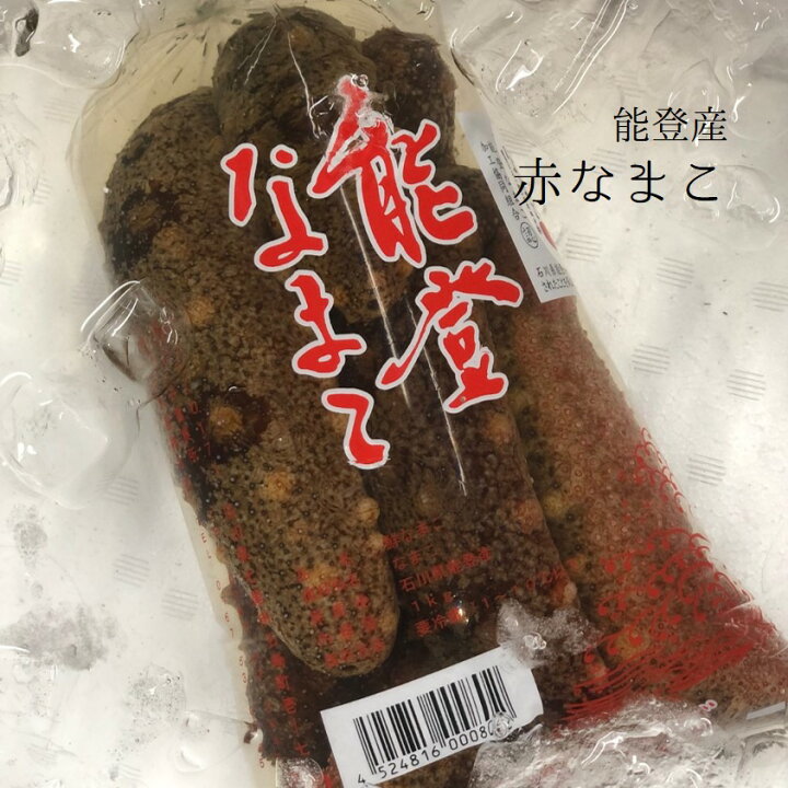 楽天市場】赤ナマコ 能登産 他 1キロ袋【赤なまこ 1kg】冷蔵 豊洲直送 