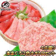 送料無料 本マグロ 本まぐろ 3色セット 大トロ 中トロ 赤身 各200g 超豪華 3色 合計600gセット＋王様のネ…