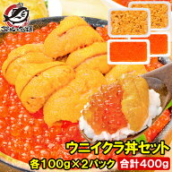築地市場のウニイクラ丼セット 4杯分 無添加生ウニ200g＆いくら醤油漬け200g 海鮮丼で約4杯分 うに ウニ …