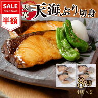 【訳あり】数量限定 半額 賞味期限：2026年8月25日【日時指定不可】天海ブリ切身8切セット 8人前 訳アリ …