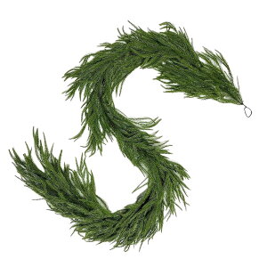 Holiday Garland - Faux Pine Christmas Wreath | Decorative Greenery Garland | Real Touch Indoor Outdoor Decoration for Fireplace Banister Porch Door Table