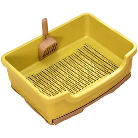 システムトイレ ウィークリートイレセット 引き出し式 大きいトイレ ゆったりサイズ 41×30×15cm 無毒無害 速い掃除 飛び散り防止 小型中型猫適用 猫用トイレP20