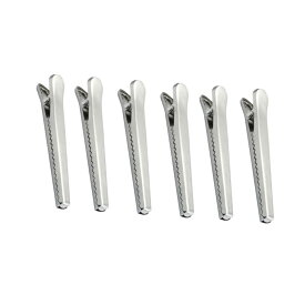 12個ステンレス製 シーリングクリップ 食品保存袋 密封 クリップ キッチン クランプ スナック 保存用 ポテトチップス 塩 オートミール 粉ミルク 対応