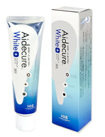 アイデキュアホワイト　医薬部外品　薬用ハミガキ　5つの薬用成分配合　8つの効能・効果100g　さわやかなペパーミントタイプ　ビタミンE　フッ素　β-グリチルレチン酸　他有効成分配合　月の友　HIC