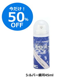 【クリスマスセール50％OFF】シルバー銀河(小缶)45ml【賞味期限2026年1月17日】食用 銀粉スプレー 銀箔スプレー チョコ 菓子 製菓 ケーキ 料理 お試し バレンタイン ボンボンショコラ お菓子