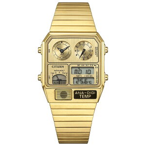 国内正規品 限定モデル400本 CITIZEN シチズン RECORD LABEL ANA-DIGI TEMP レコードレーベル アナデジテンプ JG2103-56P クオーツ 電池式 ステンレス 温度計測機能 最長5年保証 ラッピ