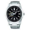 国内正規品　セイコーセレクション　SCVE053　セイコー　SEIKO　自動巻　メカニカル　オープンハート　ブラック　黒文字板　バンド調整サービス　ラッピングサービス