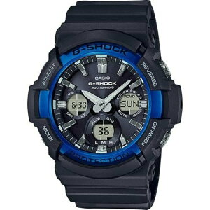 正規品 G-SHOCK G-ショック ジーショック GAW-100B-1A2JF カシオ アナデジ ブルーベゼル ブラック ビックサイズ ソーラー 電波時計 20気圧防水 ラッピングサービス