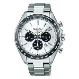 正規品　Sシリーズ セイコーセレクション　SBPY165 セイコー　SEIKO　ソーラー　クロノグラフ　日付　パンダ　シルバー×黒文字板　ステンレス　10気圧防水　バンド調整サービス　ラッピング無料