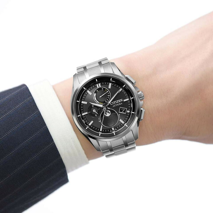 楽天市場】CITIZEN シチズン アテッサ ムーンフェイズ BY1001-66E 