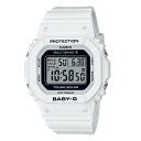 国内正規品　BABY-G ベビージー　BGD-5650-7JF　スクエア　白　ホワイト　カシオ　電波時計　ソーラー　タフソーラー　デジタル 10気圧防水 　ラッピングサービス