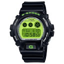国内正規品　クレイジーカラーズ　G-SHOCK　DW-6900RCS-1JF　ブラック×グリーン　CASIO　カシオ　デジタル　クオーツ　電池式　ラッピングサービス