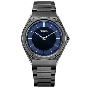 国内正規品 世界限定250本 シチズン CITIZEN エコドライブワン AR5064-57L オールブラック ブルー文字盤 エコドライブ ソーラー 薄型 5気圧防水 最長5年保証 バンド調整サービス