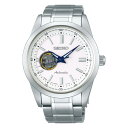 正規品　セイコーセレクション　SCVE049　セイコー　SEIKO　自動巻　メカニカル　オープンハート　ホワイト　白文字板　青針　バンド調整サービス　ラッピングサービス