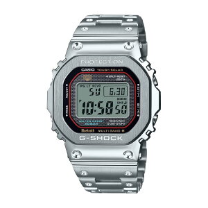 国内正規品 初代カラーモデル  フルメタル G-SHOCK Gショック ジーショック シルバー GMW-B5000D-1CJF カシオ 電波時計 タフソーラー ソーラー ブルートゥース デジタル モバイル