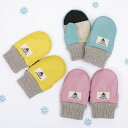 stample アイスクリーム ベビー ミトン スノーミトン キッズ 子供 手袋 暖かい 冬 撥水性 防寒性 ピンク イエロー ブ…