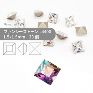 vVIT PRECIOSA t@V[Xg[ 4400 NX^I[ 1.5x1.5mm 20  nhCh p[c ANZT[ rW[ fRp[c lC O[fR VJbg Xg[ ߍ݌^