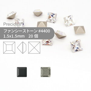 vVIT PRECIOSA t@V[Xg[ 4400 FEmg[n 1.5x1.5mm 20  nhCh p[c ANZT[ rW[ fRp[c lC O[fR VJbg Xg[ ߍ݌^