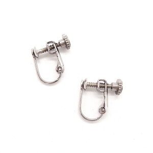 ステンレス 3mm皿 ネジバネ イヤリング カン無し JTSF-34 SSE103 10mm 1ペア