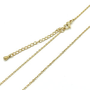 �X�e�����X �l�b�N���X ���� �J�b�g �`�F�[�� �j�b�P���t���[ ���F SS007-24 ������1.5mm �S��60cm 1�{