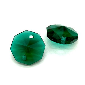 【シート販売】プレシオサ PRECIOSA シャンデリアパーツ オクタゴン 2ツ穴 ソリッドカラー 14mm 70個 1シート ハンドメイド パーツ アクセサリー ガラスパーツ ストラス サンキャッチャー ライテ