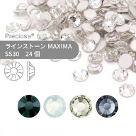 プレシオサ PRECIOSA ラインストーン MAXIMA モノトーン系 SS30 24個 小袋 ハンドメイド パーツ アクセサ…