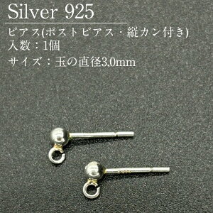 �V���o�[925 �s�A�X �|�X�g �J���t�� 3mm�� SVPIE-1000 1�y�A