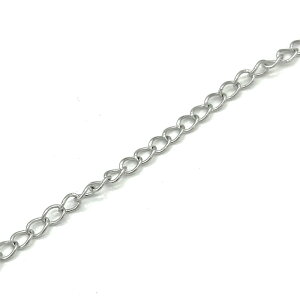 �y1���[�g���P�ʁz �X�e�����X �`�F�[���약�r�� JTSC-12 SS-12 1M ������2.5mm ���a0.5mm �약�r�ڃ`�F�[�� �X�e�����X�� �X�e�����X���`�F�[�� �n���h���C�h �ޗ� �f��