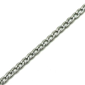 �y1���[�g���P�ʁz �X�e�����X �`�F�[�� �약2�� JTSC-25 1M ������3mm ���a�� 0.8mm �약2�ʃ`�F�[�� �X�e�����X�� �X�e�����X���`�F�[�� �n���h���C�h �ޗ� �f��