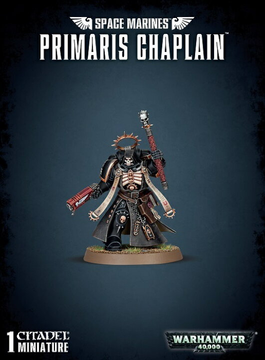楽天市場 新品 スペースマリーン プライマリス チャプレイン ウォーハンマー40ｋspace Marines Primaris Chaplain Warhammer40 000 つくるカフェストア楽天市場店