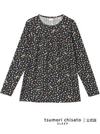 【SALE／20%OFF】ツモリチサト スリープ トップス ベア天竺素材(本体) 長袖 ルームウェア tsumori chisato SLEEP ツモリチサトスリープ インナー・ルームウェア その他のインナー・ルームウェア ブルー グレー【RBA_E】【送料無料】[Rakuten Fashion]