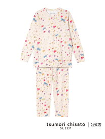 ツモリチサト スリープ パジャマ 綿100%(本体) あったか 長袖 長ズボン tsumori chisato SLEEP ツモリチサトスリープ インナー・ルームウェア パジャマ ブルー【送料無料】[Rakuten Fashion]