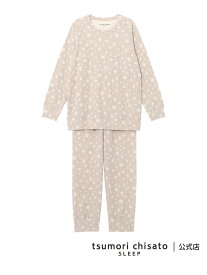 ツモリチサト スリープ パジャマ 長袖 長ズボン オーガニックコットンを使用 tsumori chisato SLEEP ツモリチサトスリープ インナー・ルームウェア パジャマ ベージュ ピンク【送料無料】[Rakuten Fashion]