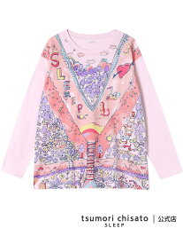 ツモリチサト スリープ トップス 綿100%(本体) 天竺素材 長袖 ルームウエア tsumori chisato SLEEP ツモリチサトスリープ インナー・ルームウェア その他のインナー・ルームウェア【送料無料】[Rakuten Fashion]