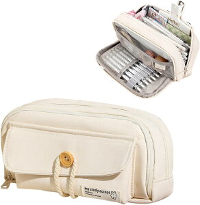 筆箱 韓国 ペンケース 人気 女子 高校生 中学生 筆入れ コンパクト 卒園 入学 新入学 新学期 おしゃれ 無地 多機能 ペンポーチ 化粧品入れ 社会人用 大学生 男の子 女の子 子供 大人用 カンバ