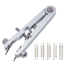 腕時計用工具 バネ棒外し 両つかみ式 時計 ベルト交換 修理キット バネ棒はずし 調整 時計ピン取り外しツール