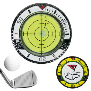 【一部当日出荷】ゴルフマーカー 水平器 非磁性 パッティング ガイド 高精度 水準器 多機能 水平器マーカー パター練習 ボール 傾斜 スポーツ用品 ゴルフ用品 プレゼント