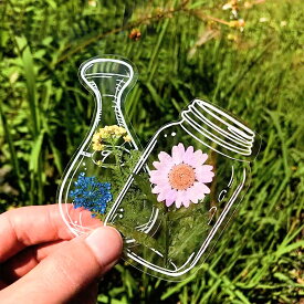 【即納】【 90枚セット】ドライフラワーのしおり 押し花キット 可愛い 透明ブックマーク 花のページ しおり 大量 ブックマーク 天然花読書マーク 手作り ドリフトボトル 香水瓶 ガラス瓶 クリエイティ 日記帳 押し花セット 幼稚園 大人用 子供用 （押し花なし）