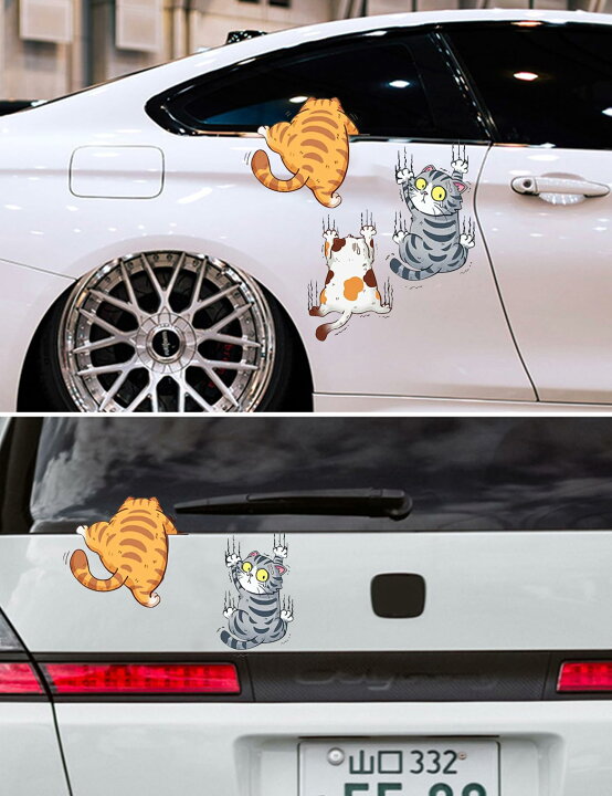 楽天市場】happykau 車用ステッカー 車用ビニールステッ カー ビニール 