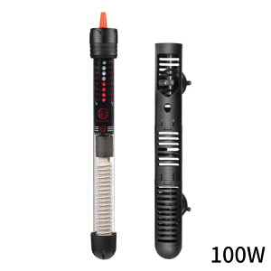 \入荷中!11/10に順次発送/水槽ヒーター 25W/50W/100W 温度調整 20℃〜34℃ 熱帯魚 ヒーター 水槽用ヒーター 石英防爆ガラス 水槽ヒーター 水温管理用 小型水槽 ヒーター 60L以下水槽適用 吸盤付