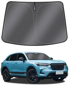 Mixsuper Liner �t�����g�K���X �T���V�F�[�h 2023 Honda HR-V�p �t�����g�E�B���h�E�T���V�F�[�h HRV�A�N�Z�T���[�p�J�o�[ �܂肽���ݎ��T���o�C�U�[ ���������O�����u���b�N