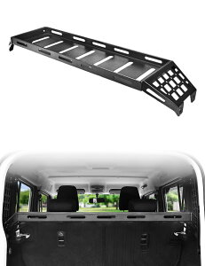スズキ ジムニーノマド JC74W D5 5ドア専用 収納ラック ラゲッジ 吊り下げ収納 リア左右窓 アルミ製 取付簡単 固定パーティション サイドストレージ 荷物収納 トランク整理 取付説明書付