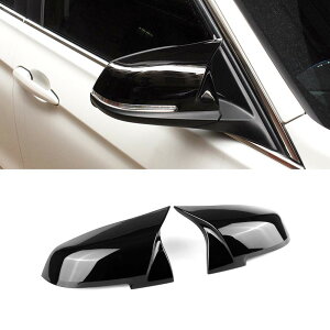 LDG �~���[�J�o�[�L���b�v BMW 3�V���[�Y F30 F31 F34 4�V���[�Y F32 F33 F36 1�V���[�Y F20 2�V���[�Y F22 F23 X1 E84 M2 F87�p �O���X�u���b�N (2�Z�b�g)