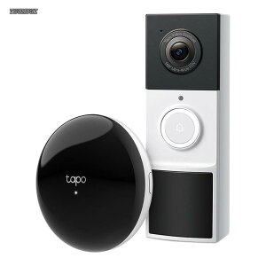 �y���������zTapo �X�}�[�g�����R��+�r�f�I�h�A�x�� �Z�b�g�yTapo H110 + D210�z���C�����X �C���^�[�z�� �J�����t�� 2K 3MP 300����f �o�����ʘb �H���s�v �l���E�y�b�g�E�ԗ����m IP65�ό� ���