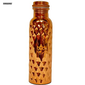 【送料無料】Rasoi 銅製 ウォーターボトル アーユルヴェーダ 健康 イオン水 950ml 100％ 純銅 国内配送 メッキ加工無し インド製 ハンドメイド 水筒 漏れ防止パッキン
