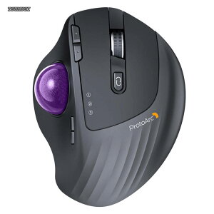 �y���������z�g���b�N�{�[���}�E�X 2.4G��Bluetooth�Ή� 3��f�o�C�X�����ڑ� 5�i�KDPI 7�{�^�� ���� windows/mac/iPad�Ή� USB-C�[�d�� ������PC��� �É� ����/�I�t�B�X�p USB���V�[�o�[�t�� ���F�{�[��