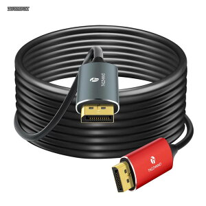 �y���������z8K DisplayPort ���t�@�C�o�[�P�[�u�� 50M DP - DP 1.4�P�[�u�� 8K@30Hz 4K@144Hz 32.4Gbps HDR�Ή� G-Sync FreeSync �m�[�g�p�\�R�� PC TV �Q�[�����j�^�[�p