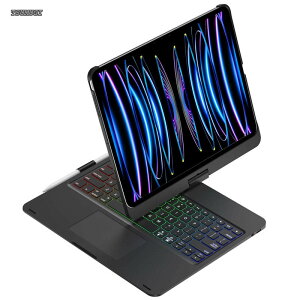 �y���������z�L�[�{�[�h �P�[�X �p�� iPad Pro 13�C���`(M5/M4) 2025/2024 7�F�o�b�N���C�g �^�b�`�p�b�h �y���V�����[ ���C�����Xbluetooth�L�[�{�[�h �A���~ ��
