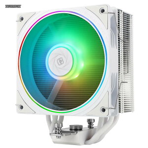 �y���������zAssassin Spirit 120 EVO WHITE ARGB CPU�N�[���[�A120mm PWM�É�ARGB�t�@��CPU�G�A�N�[���[�AAGHP 4th�e�N�m���W�[�AIntel lga1700/1150/1151/1200&AMD:AM4 /AM5�A�R���s���[�^�[�N�[���[���T�|�[�g